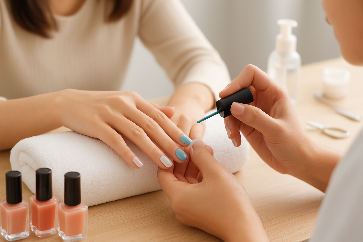 A stylish nail art design showcasing vibrant colors and patterns, emphasizing budget-friendly creativity for nail enthusiasts