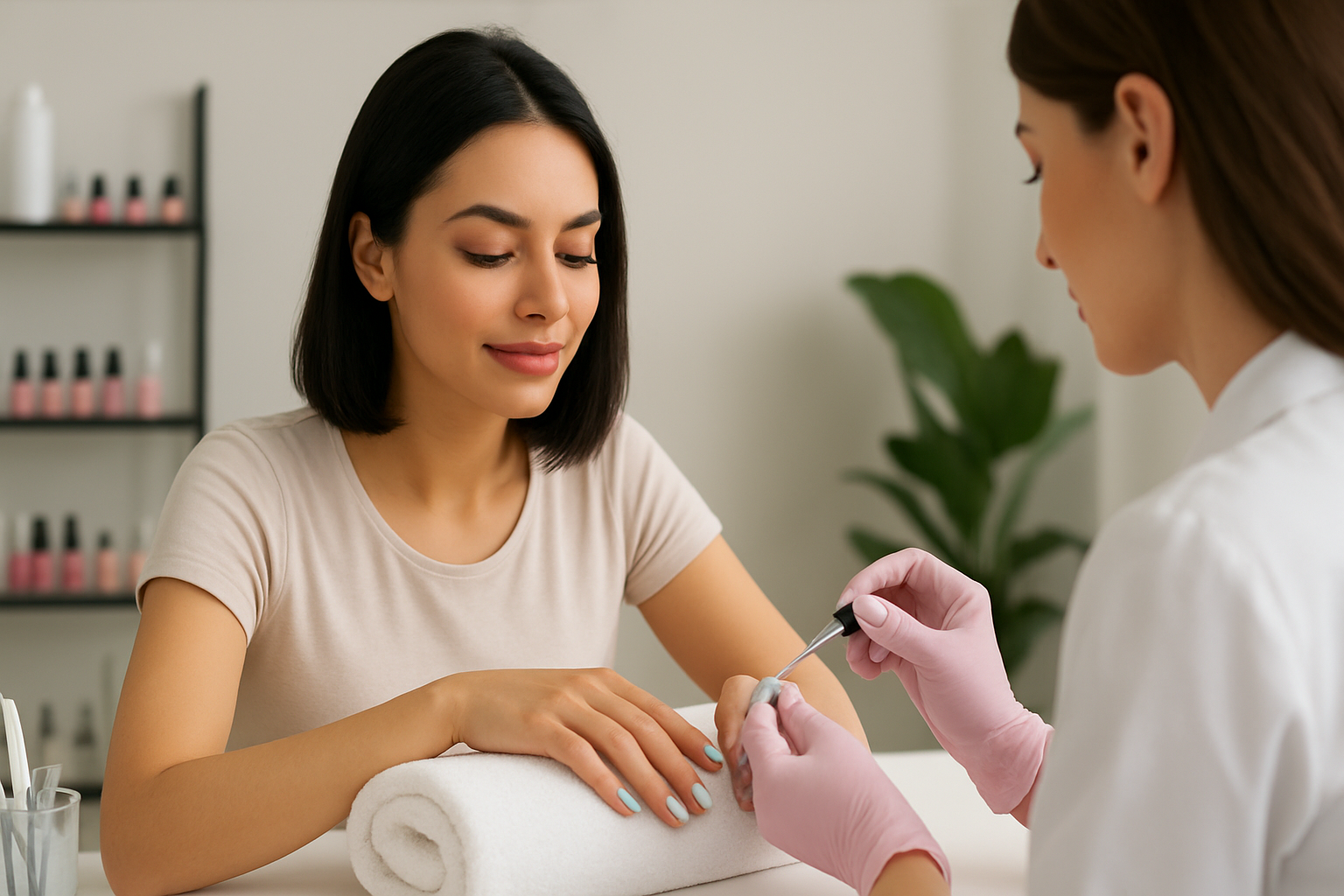 Colorful spring nail designs featuring trendy styles and shades for the season