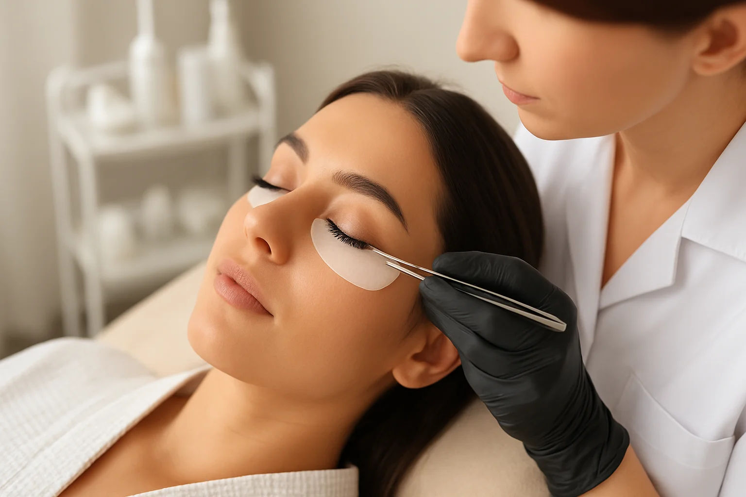 Latest eyelash extension prices in Batam for beauty services including hair waxing and nail salon treatments